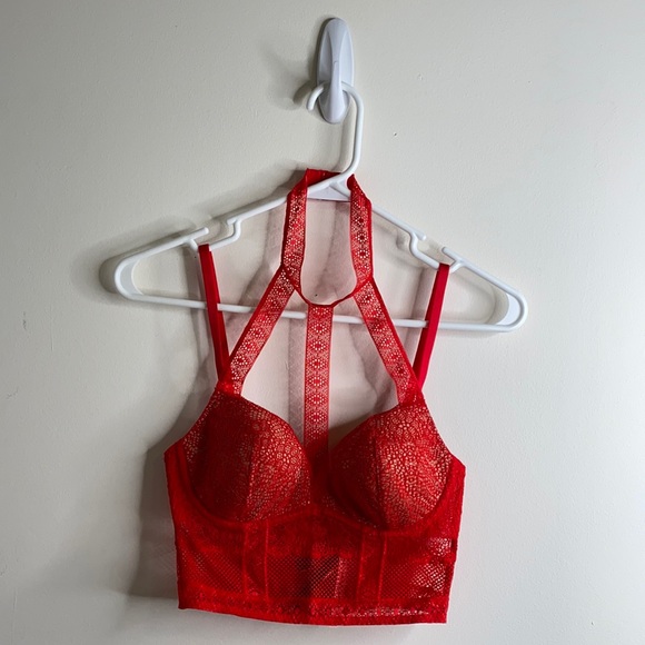 Victoria's Secret Other - Victoria’s Secret NEVER WORN red lingerie top! Size 34B, tags still on!
